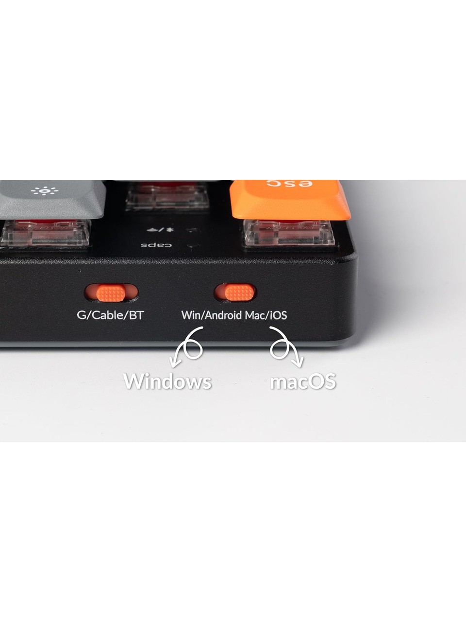 Keychron K5 Max K5M-H3-TR Low Profile Brown Switch RGB Kablosuz TR Mekanik Gaming Oyuncu Klavye