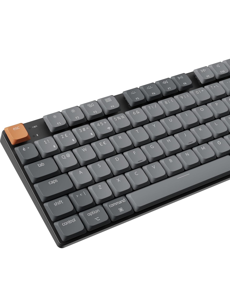 Keychron K5 Max K5M-H3-TR Low Profile Brown Switch RGB Kablosuz TR Mekanik Gaming Oyuncu Klavye