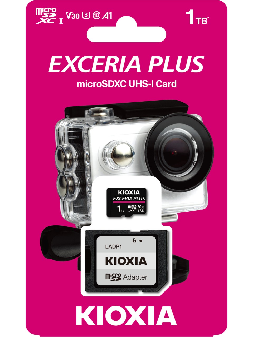 Kioxia Exceria Plus LMPL1M001TG2 Class 10 UHS-I U3 A1 V30 1 TB Micro SD Kart