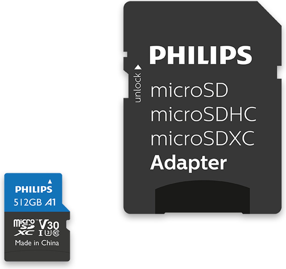 Philips Ultra Pro FM51MP65B/00 Class 10 UHS-I U3 A1 V30 512 GB Micro SD Kart