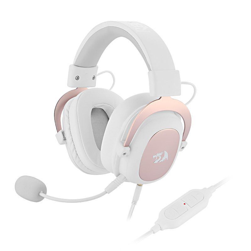 Redragon H510W Zeus 2 All In One 7.1 Surround Ses Kablolu Oyun Kulaklığı, Beyaz