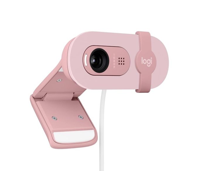 Logitech Brio 100 960-001623 Full HD 1080P Mikrofonlu Webcam,  Pembe