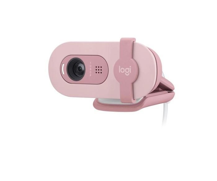 Logitech Brio 100 960-001623 Full HD 1080P Mikrofonlu Webcam,  Pembe