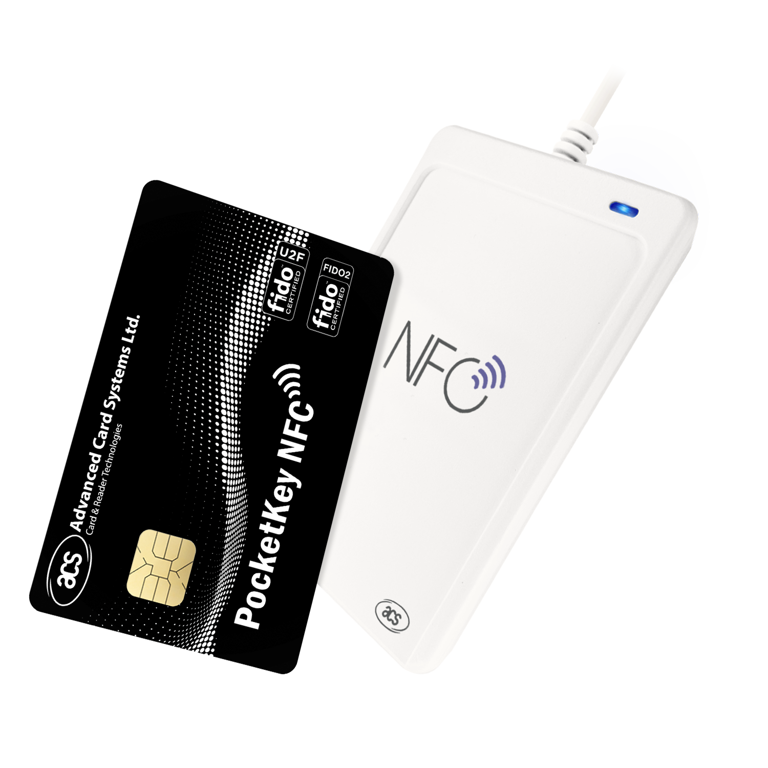 ACS ACR1552U-M1 Temassız Akıllı Kart Okuyucu USB Type-A NFC CCID PC/SC Uyumlu