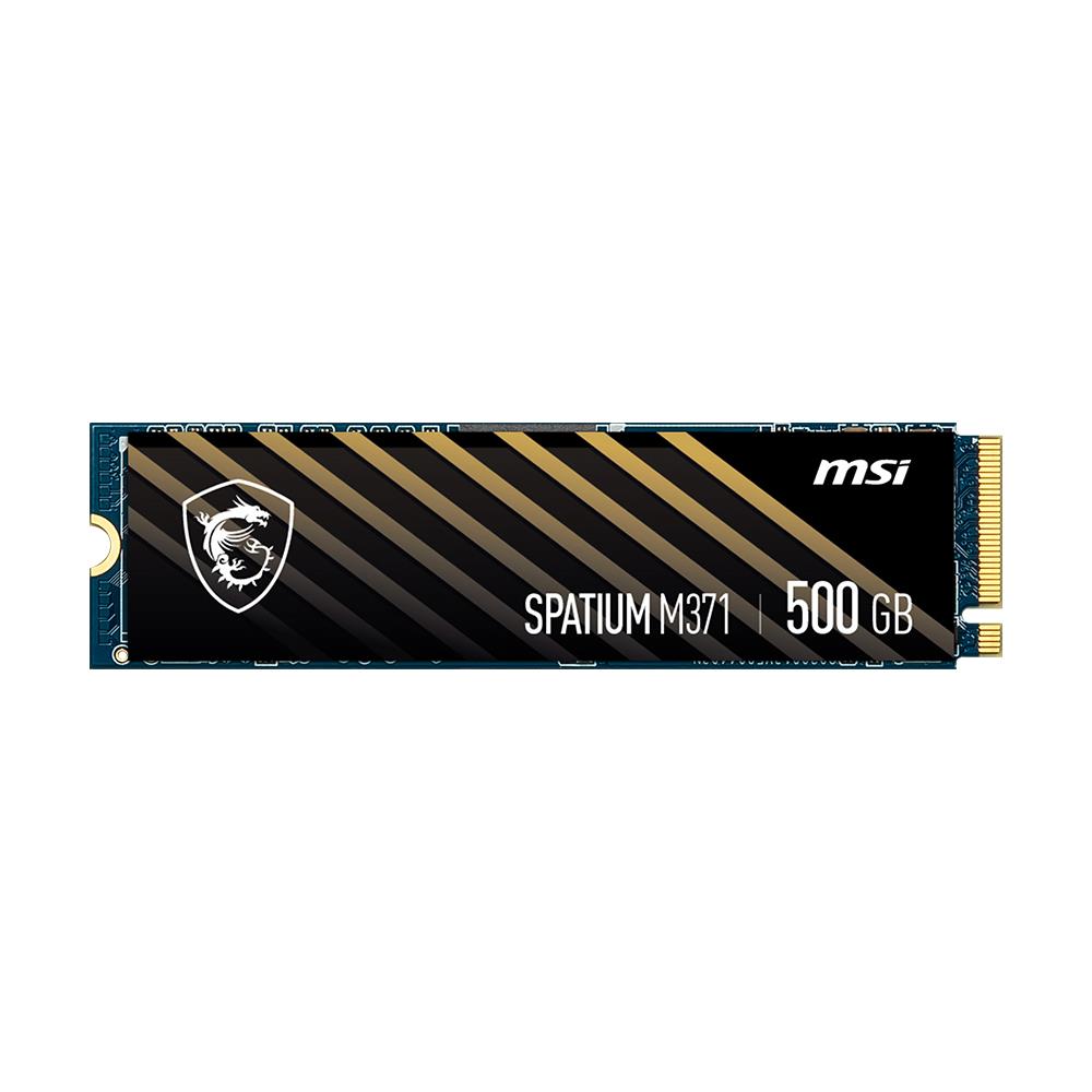 MSI Spatium M371 500 GB 1900/1000 MB/s PCIe NVMe M.2 SSD
