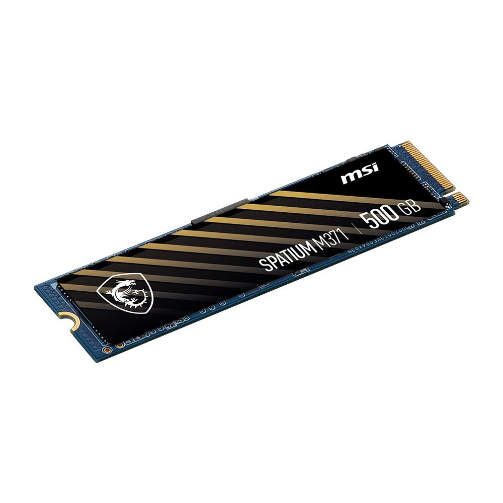 MSI Spatium M371 500 GB 1900/1000 MB/s PCIe NVMe M.2 SSD