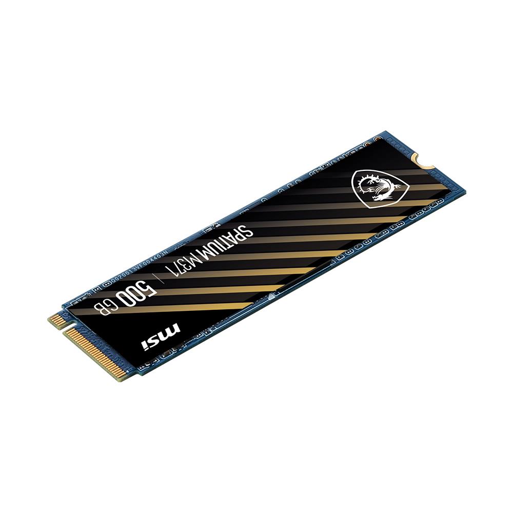 MSI Spatium M371 500 GB 1900/1000 MB/s PCIe NVMe M.2 SSD