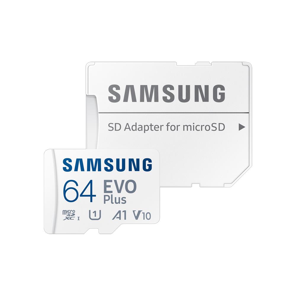 Samsung Evo Plus MB-MC64SA/TR Class 10 UHS-I U1 A1 V10 64 GB Micro SD Kart