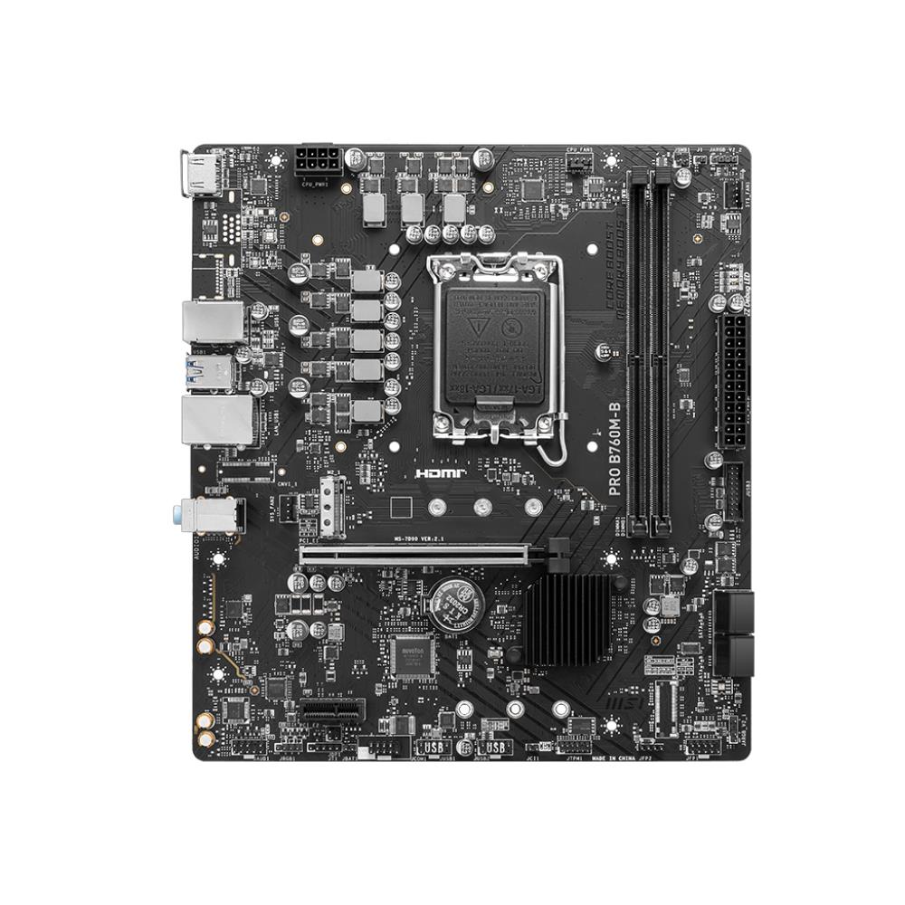 MSI Pro B760M-B Intel LGA1700 DDR4 4800(OC) Micro ATX Anakart