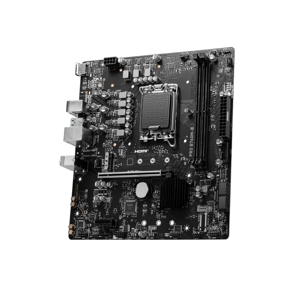 MSI Pro B760M-B Intel LGA1700 DDR4 4800(OC) Micro ATX Anakart