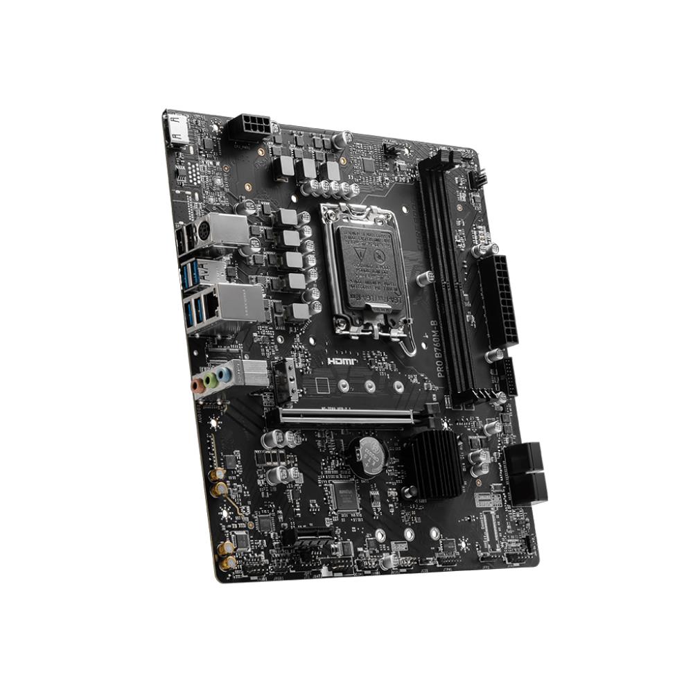 MSI Pro B760M-B Intel LGA1700 DDR4 4800(OC) Micro ATX Anakart