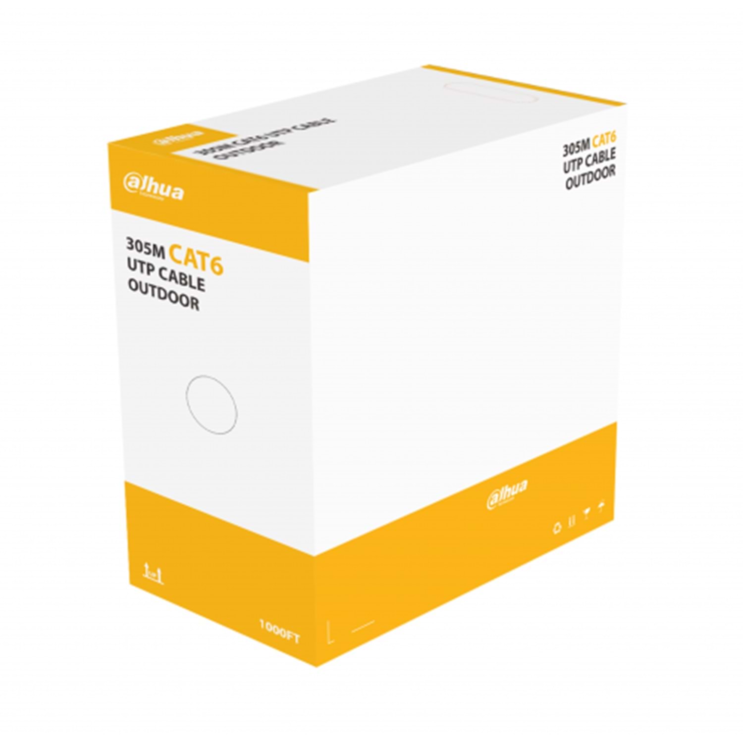 Dahua DH-PFM920-6UN UTP CAT6 305M Dış Ortam Polietilen Bakır Network Kablosu
