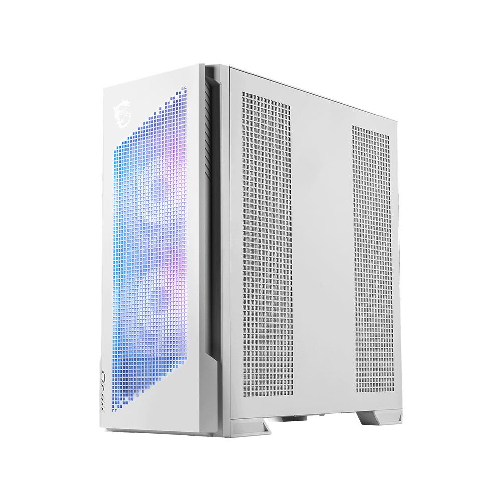 MSI MPG Velox 300R Airflow PZ White 3x ARGB Fan USB 3.2 Mid Tower Gaming Kasa