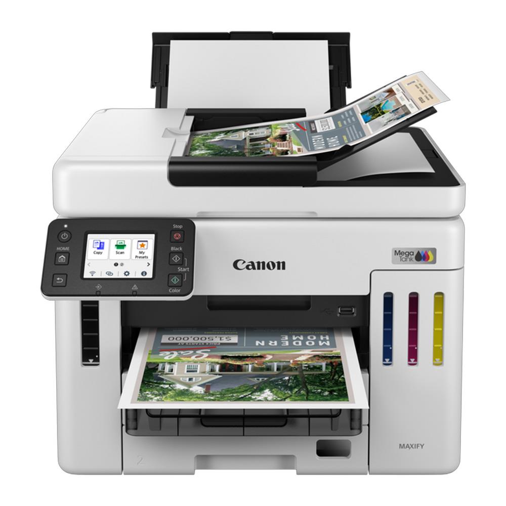 Canon MAXIFY GX7140 Tanklı Renkli Çok Fonksiyonlu Yazıcı Wi-Fi Faks Ethernet ADF Otomatik Çift Tarama
