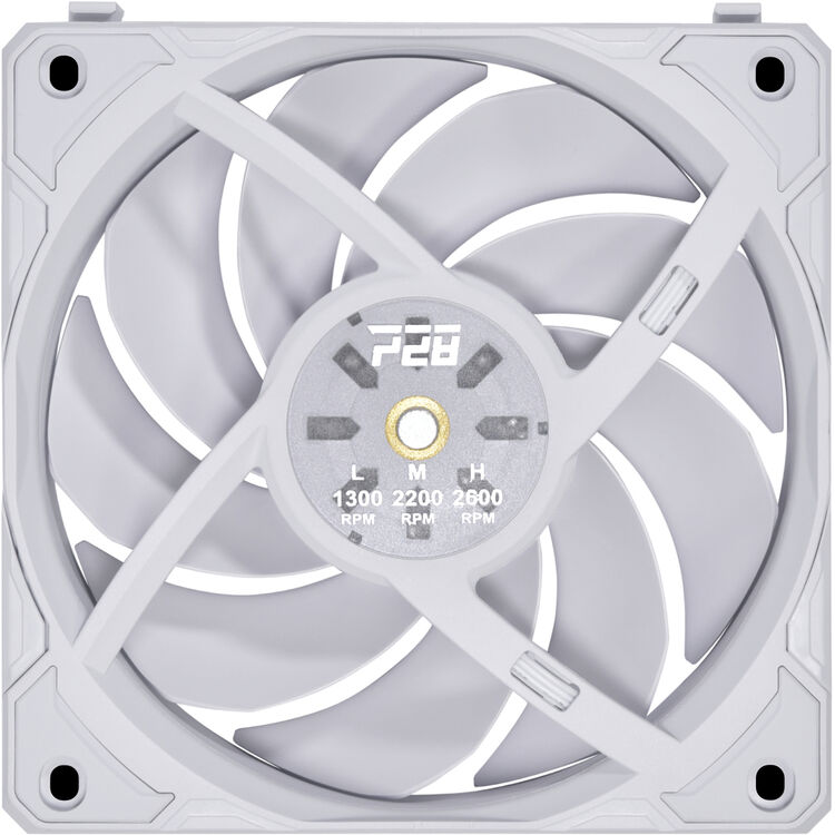 Lian Li UF-P28120-1W 120mm 2600RPM Yüksek Performanslı Tekli Kasa Fanı, Beyaz