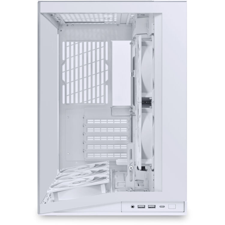 Lian Li O11D Dynamic Mini V2 Flow Fanlı ATX Oyuncu Kasası, Beyaz