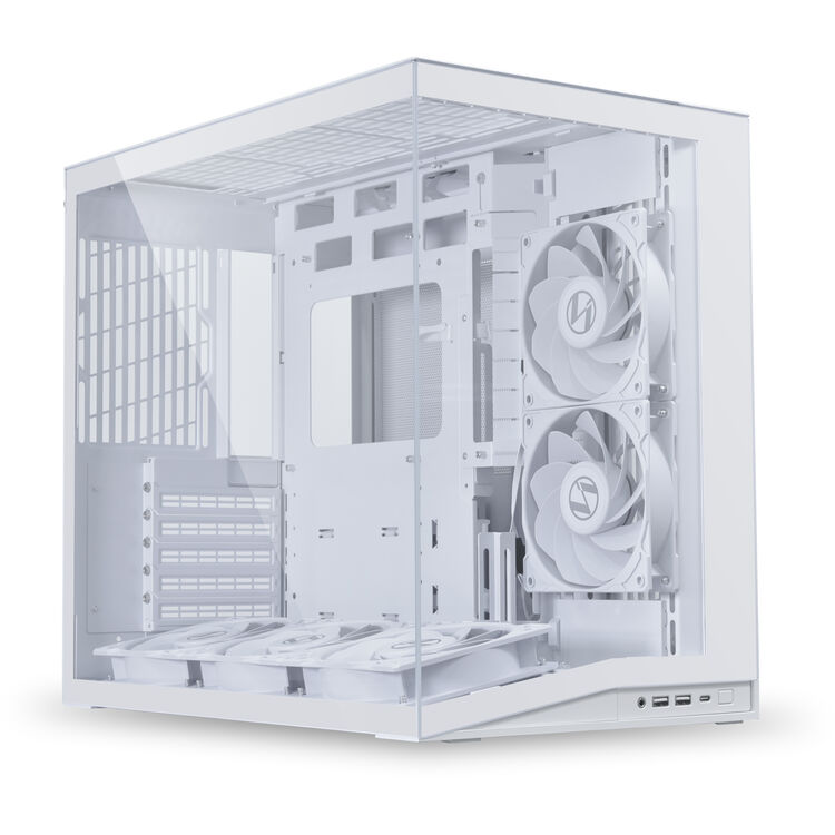 Lian Li O11D Dynamic Mini V2 Flow Fanlı ATX Oyuncu Kasası, Beyaz