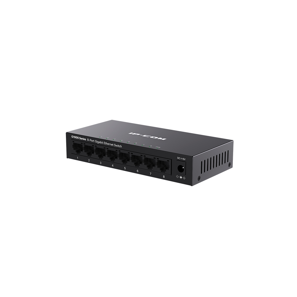 IP-Com G1008M 8 Port 10/100/1000 Mbps Gigabit Metal Kasa Switch
