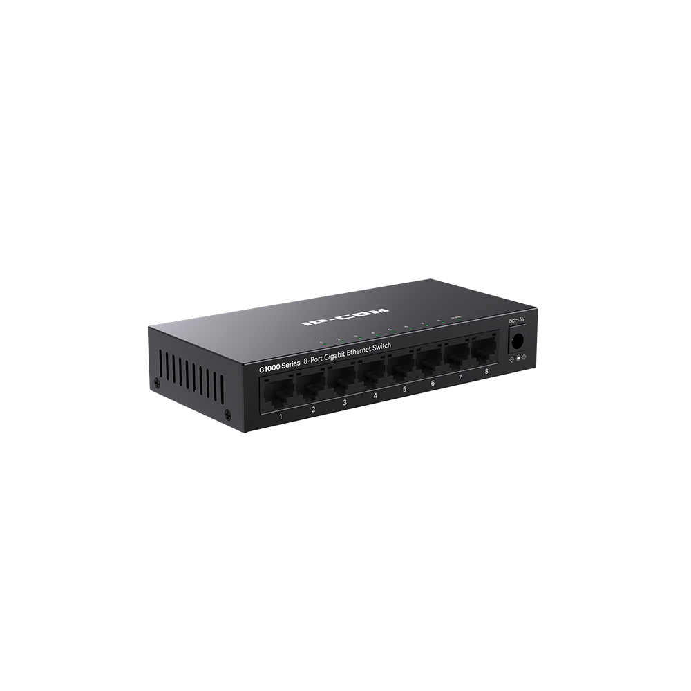 IP-Com G1008M 8 Port 10/100/1000 Mbps Gigabit Metal Kasa Switch