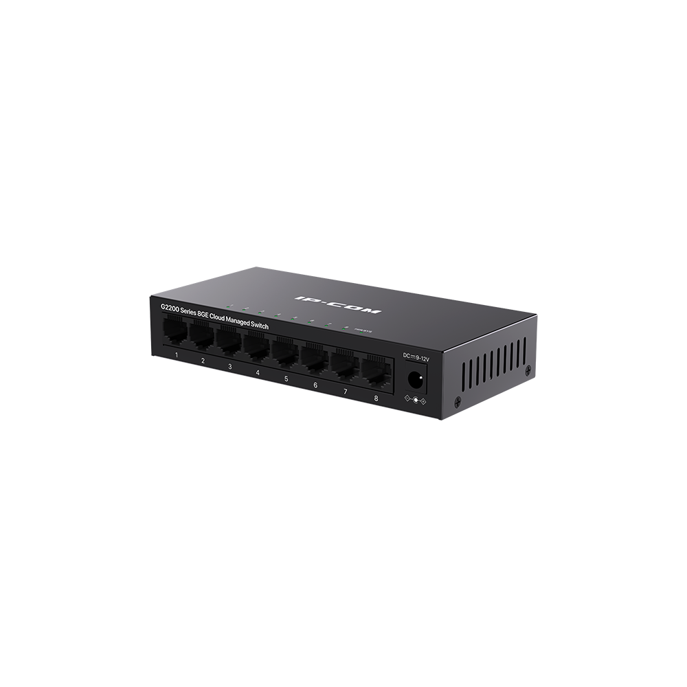IP-Com IP-G2208D 8 Port Gigabit Cloud Yönetilebilir Metal Kasa Switch