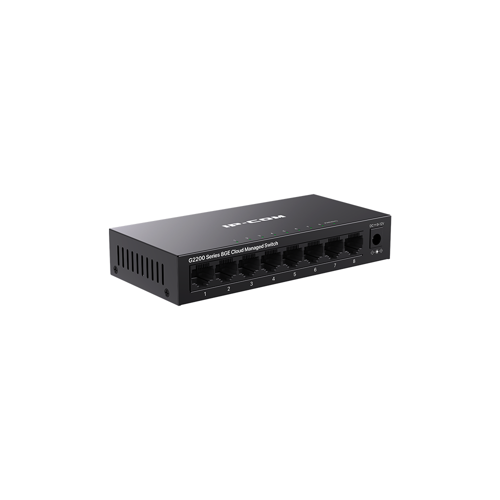 IP-Com IP-G2208D 8 Port Gigabit Cloud Yönetilebilir Metal Kasa Switch