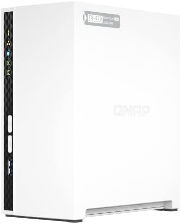 Qnap TS-233 Cortex-A55 Quad Core İşlemci 2 GB Ram 2 Yuvalı NAS Depolama Ünitesi