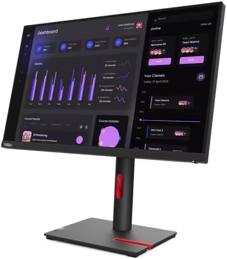 Lenovo T24i-30 63CFMATXTK 23.8" 4Ms 60Hz HDMI+DP+VGA IPS FHD Vesa Pivot Monitör