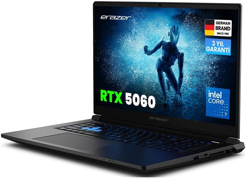 Erazer Defender 17 P1 MD600008 Core 7 240H 32 Ram GB 2 TB SSD RTX5060 17.3 QHD Gaming Notebook