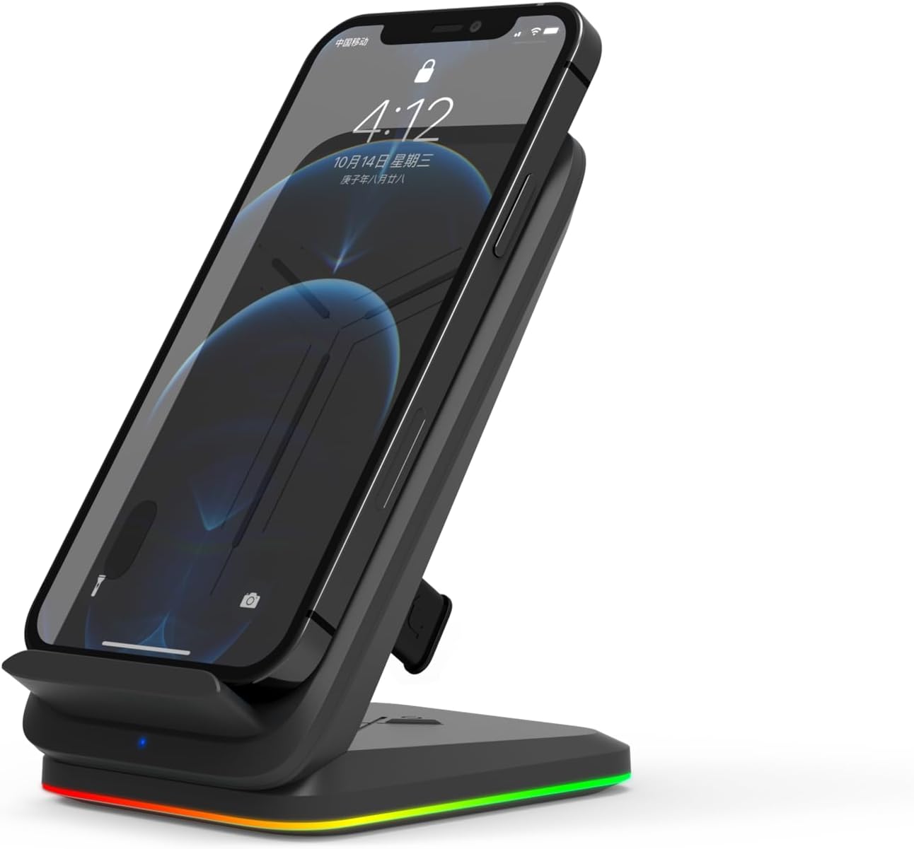 Twisted Minds TM-G5 15W RGB Type-C Giriş Portu Kablosuz Ayarlanabilir Hızlı Şarj Stand