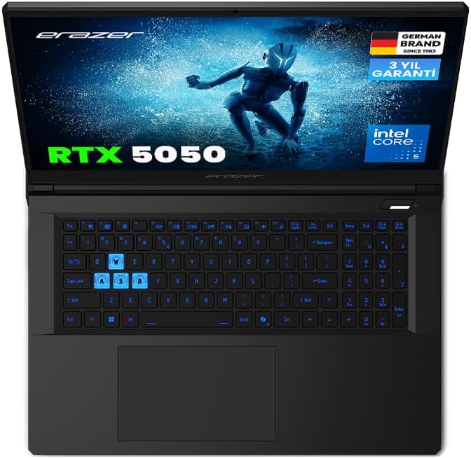 Erazer Scout 17 E1 MD600006 Ultra 5 210H 16GB Ram 1TB SSD RTX5050 17" 144Hz FHD Gaming Notebook