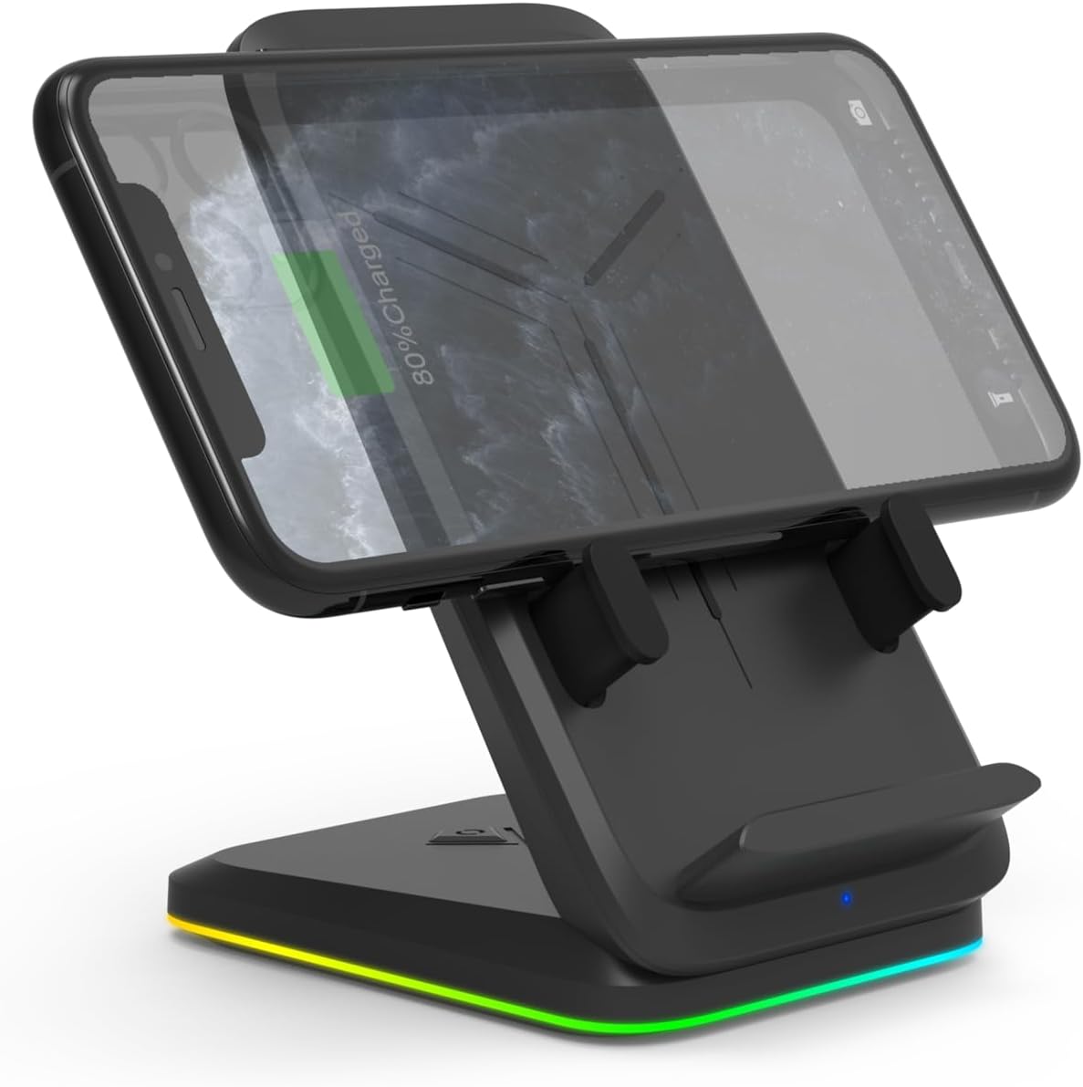 Twisted Minds TM-G5 15W RGB Type-C Giriş Portu Kablosuz Ayarlanabilir Hızlı Şarj Stand