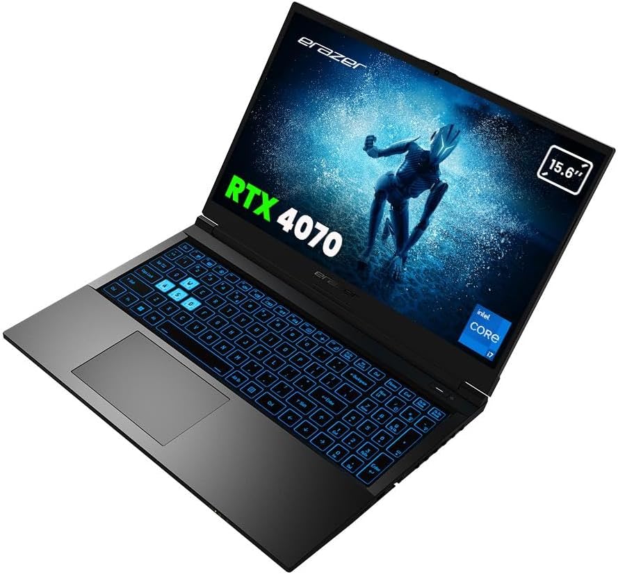 Erazer Deputy P60 MD62684-R32 i7-12650H 32GB Ram 1TB SSD RTX4070 15.6" FHD 144Hz Gaming Notebook