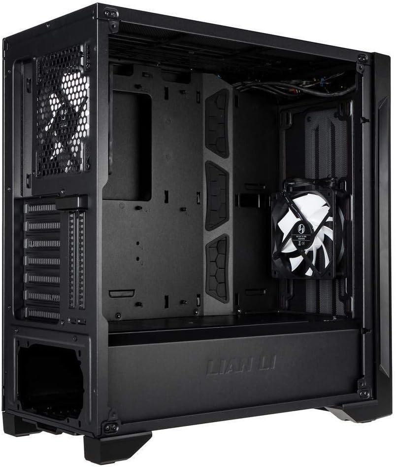 Lian Li Lancool One Digital Secc Temperli Camlı, Ön Panelde Adreslenebilir RGB LED Bilgisayar Kasası, Siyah