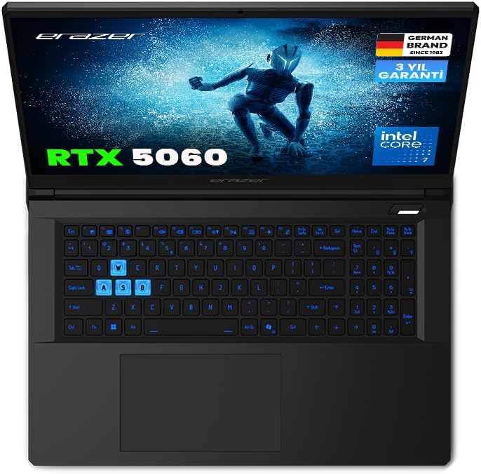 Erazer Defender 17 P1 MD600008 Core 7 240H 32 Ram GB 2 TB SSD RTX5060 17.3 QHD Gaming Notebook