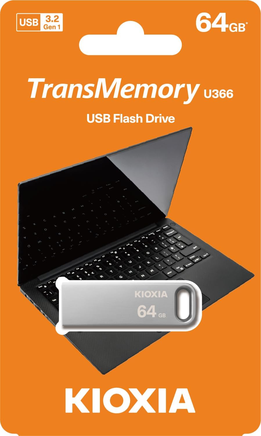 Kioxia TransMemory U366 LU366S064GG4 64GB USB 3.2 Gen 1 Flash Bellek