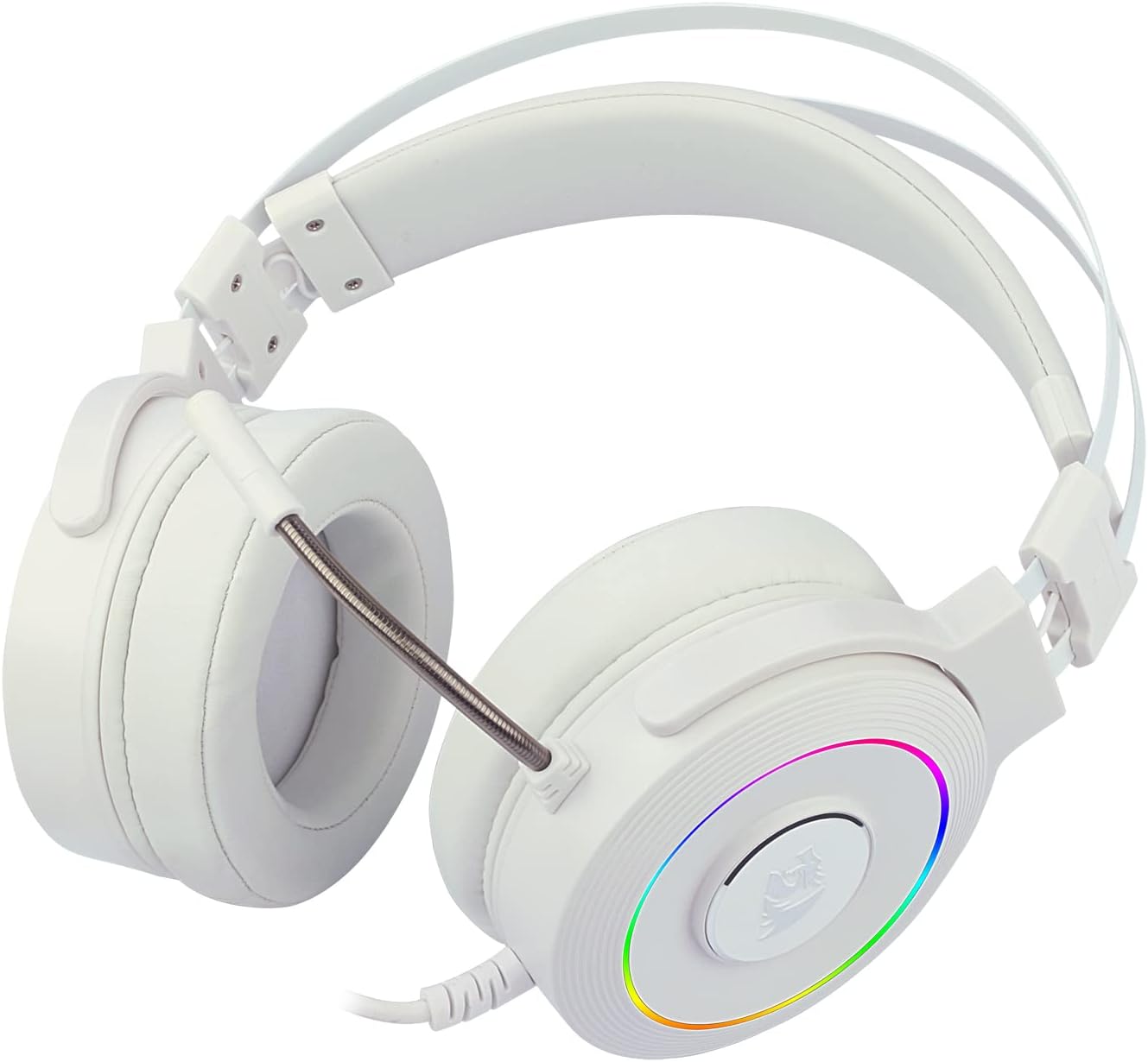 Redragon Lamia 2 H320W Mikrofonlu Güçlü USB 7.1 RGB Standlı Oyuncu Kulaklığı, Beyaz