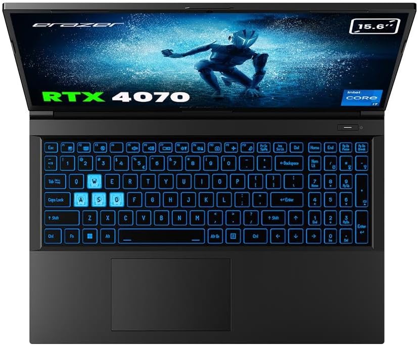 Erazer Deputy P60 MD62684-R32 i7-12650H 32GB Ram 1TB SSD RTX4070 15.6" FHD 144Hz Gaming Notebook