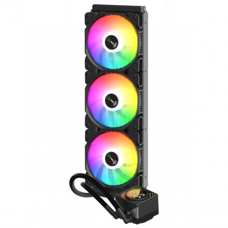 GamePower Skadi Square 360 RGB Borulu 360mm CPU Sıvı Soğutma, Siyah