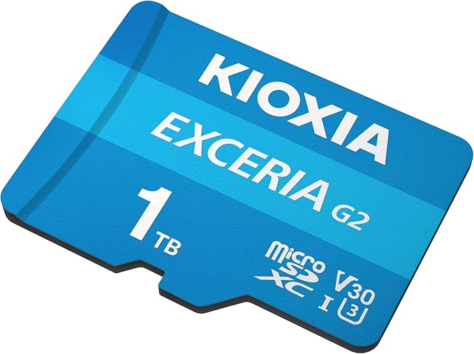Kioxia Exceria G2 LMEX2L001TG2 Class 10 UHS-I U3 V30 1 TB Micro SD Kart