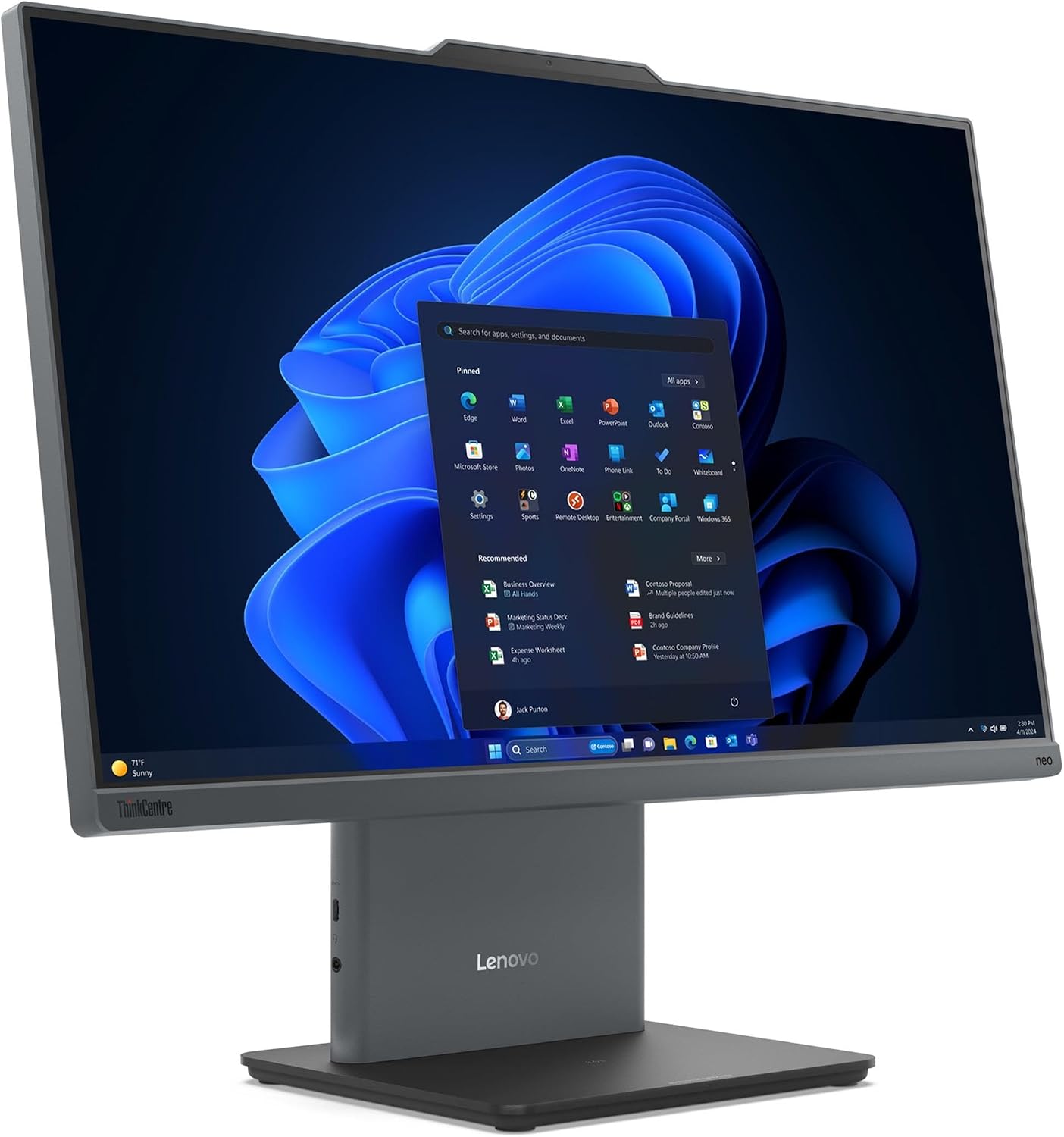 Lenovo 12SA0013TR ThinkCentre Neo 50a 24 Gen 5 i7-13620H 16GB 512GB SSD 23.8" FHD All-in-One Bilgisayar