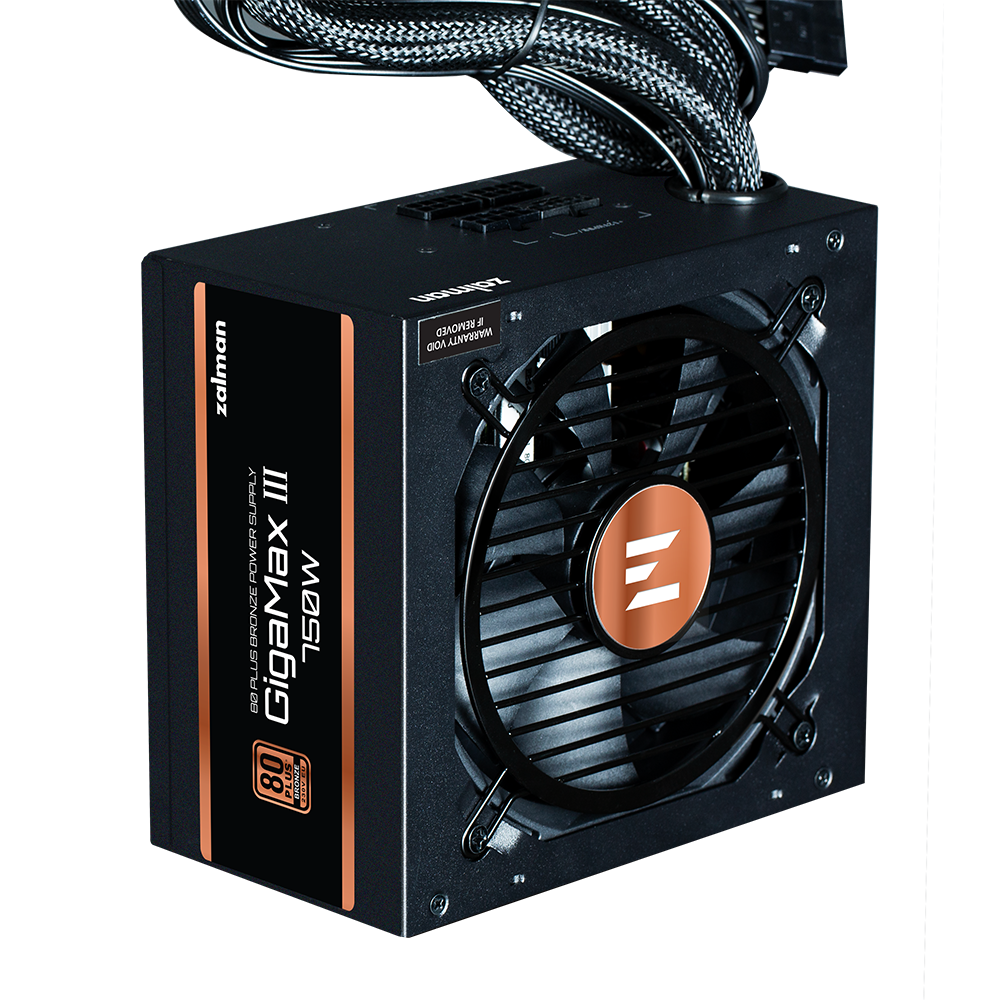 Zalman ZM750-GV3 Gigamax III 750W +80 Plus Bronze Gen5 Yüksek Koruma Devre Tasarımı Güç Kaynağı