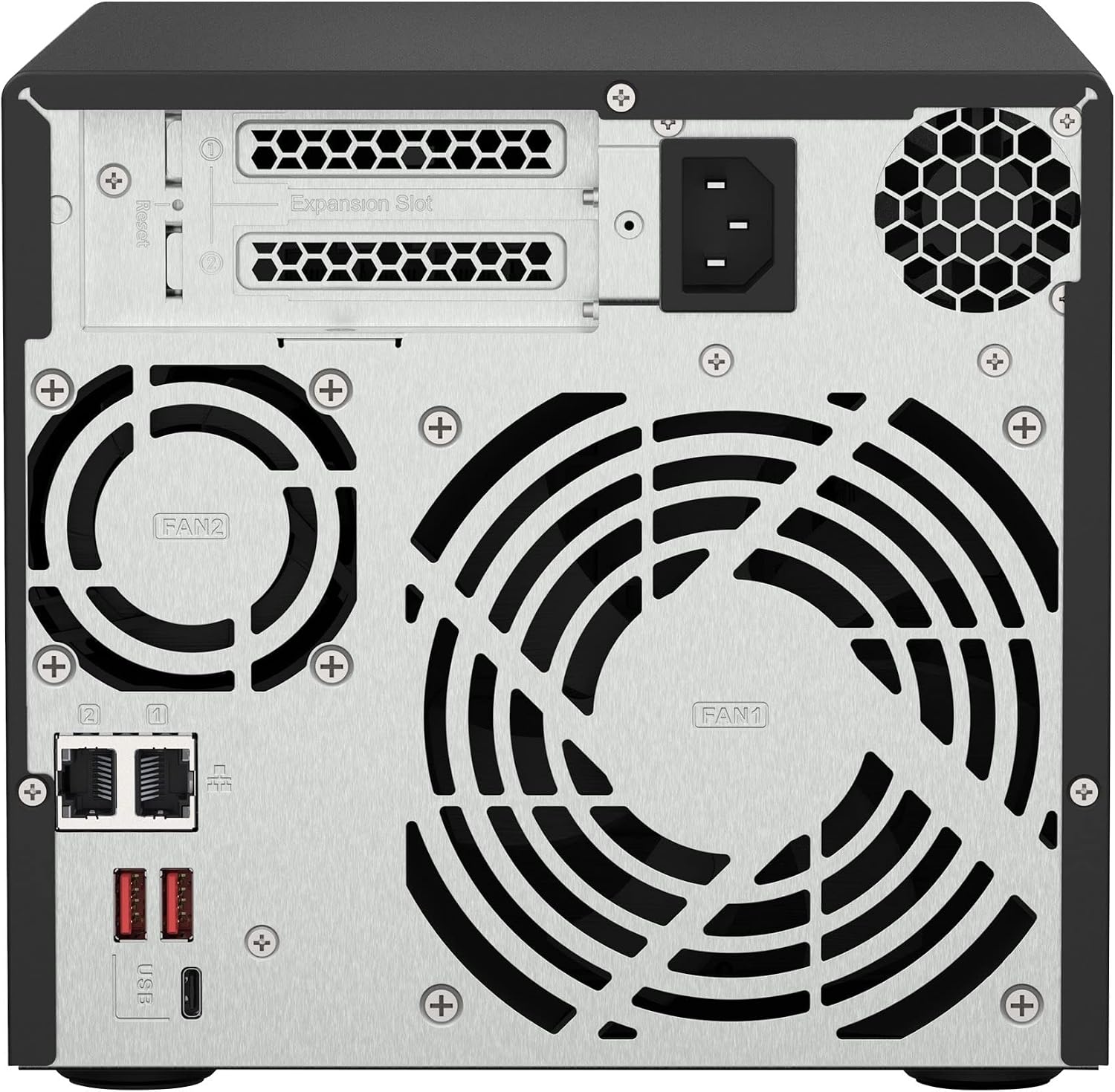 QNAP TS-473A 4 Yuvalı 8GB NAS Depolama Ünitesi AMD Ryzen V1500B 4 Bay 2.5GbE Network Depolama Sistemi