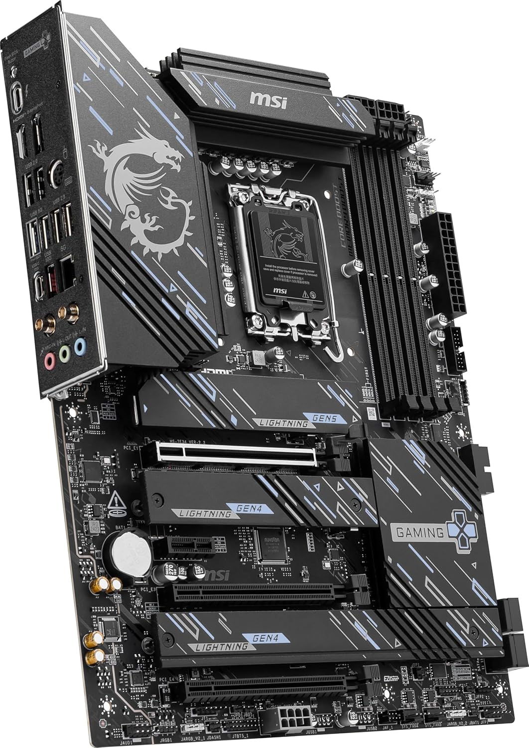 MSI Z890 Gaming Plus Wi-Fi Intel Soket 1851 DDR5 9200MHZ (OC) WIFI 7 ATX Gaming Anakart