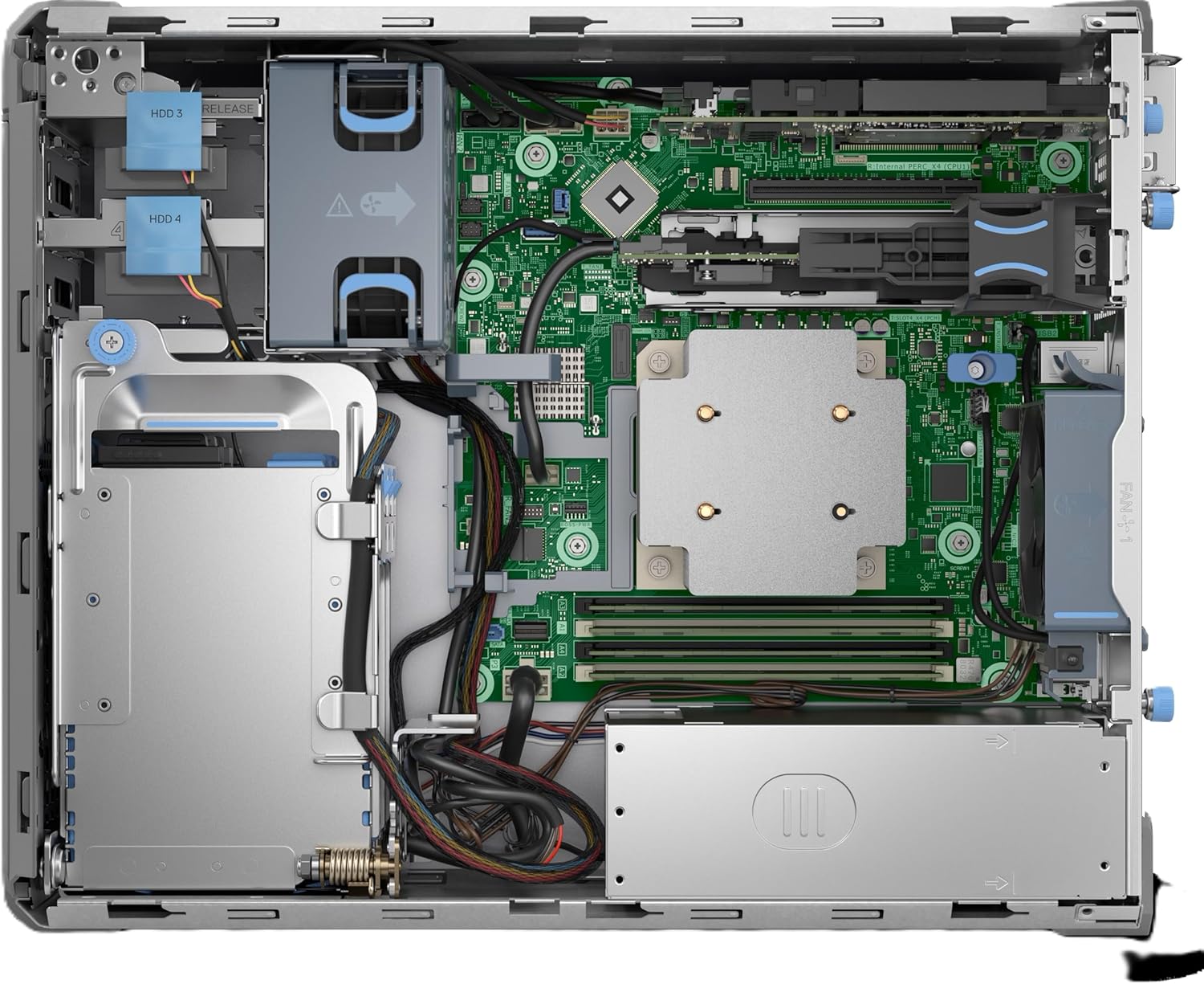 Dell PET160SPL1 E-2414 16GB Ram 2TB HDD 5U 300W Tower Sunucu