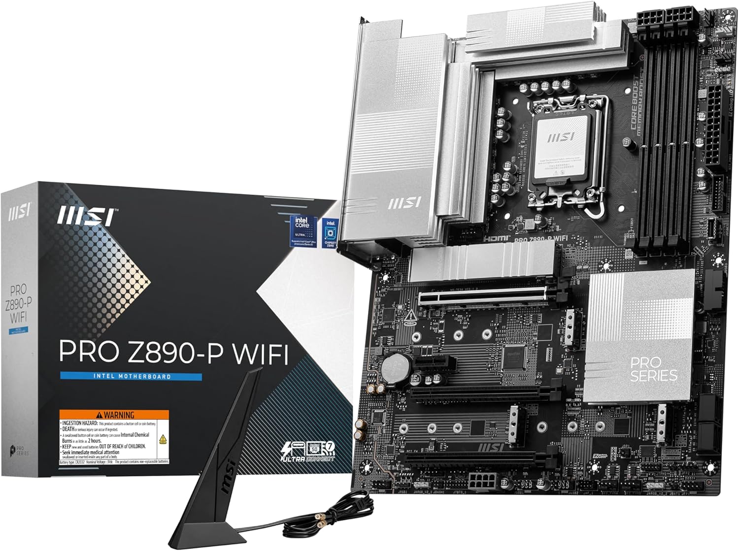 MSI Pro Z890-P Wi-Fi DDR5 Z890 Soket 1851 9200MHZ(OC) WIFI 7 ATX Gaming Anakart