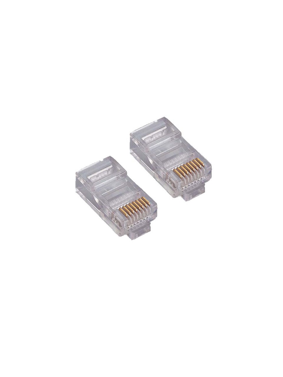 Speed SP-U100 D Cat6 100 Adet Yeni Nesil Delikli RJ45 Konnektör