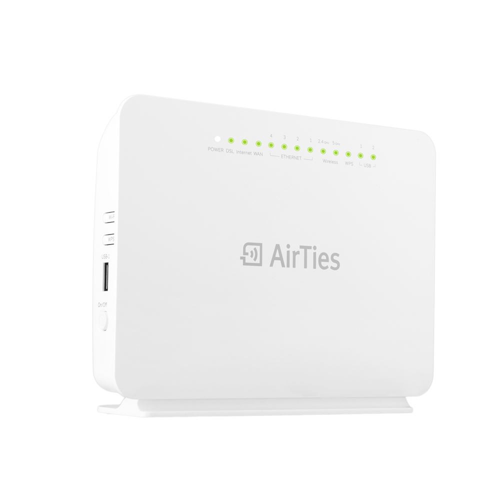 Airties Air 5760 4 port 1600 Mbps ADSL2+/VDSL Fiber Destekli Kablosuz Modem Router