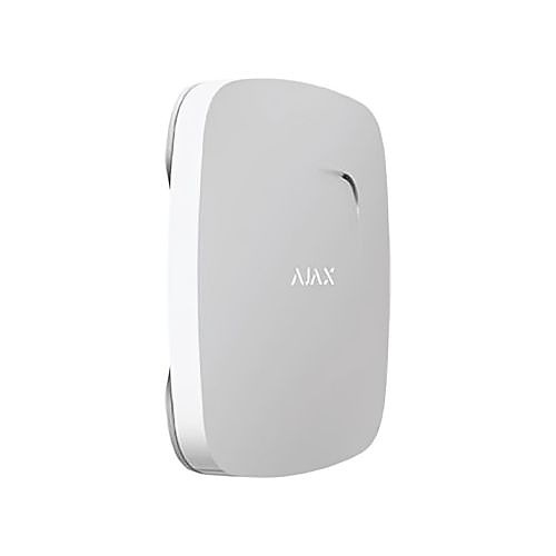 Ajax 38105.10.WH1 FireProtect Dahili Sesli Kablosuz Yangın Dedektörü, Beyaz
