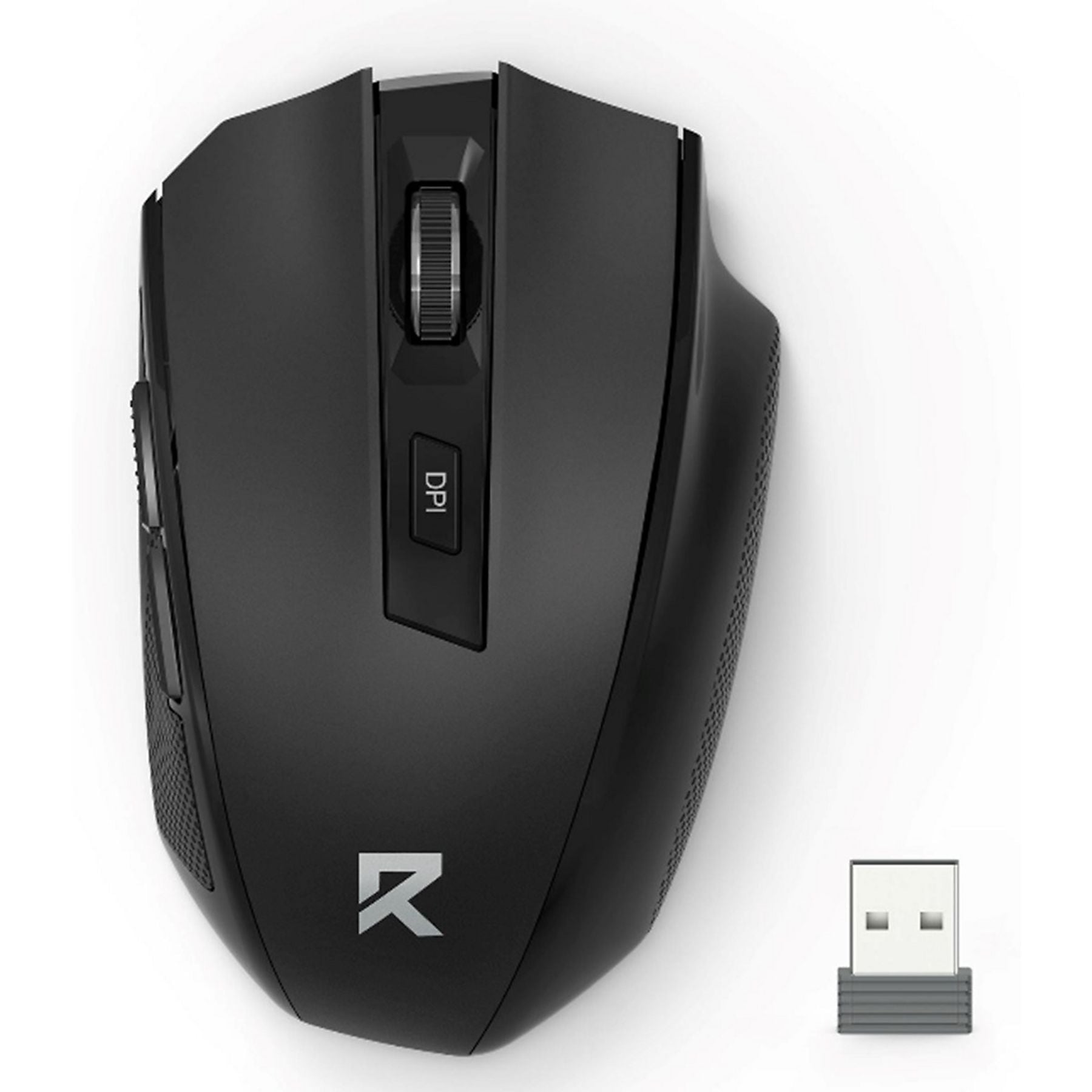 Redragon BM-2596 2,4 Ghz 1600 DPI Ergonomik Optik Kablosuz Oyuncu Mouse, Siyah