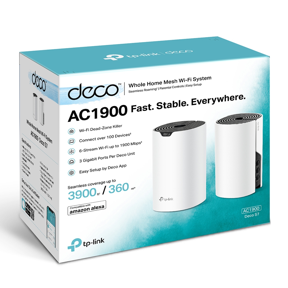 TP-Link Deco S7 2P AC1900 Mesh Router (İkili) Paket